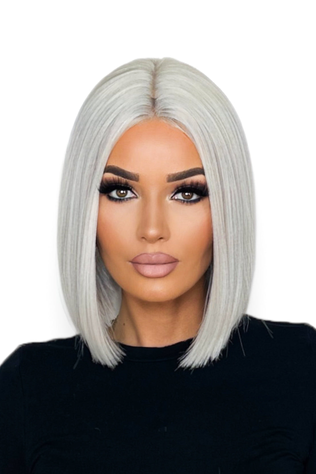 EVE - Synthetic Lace Wig - icy white