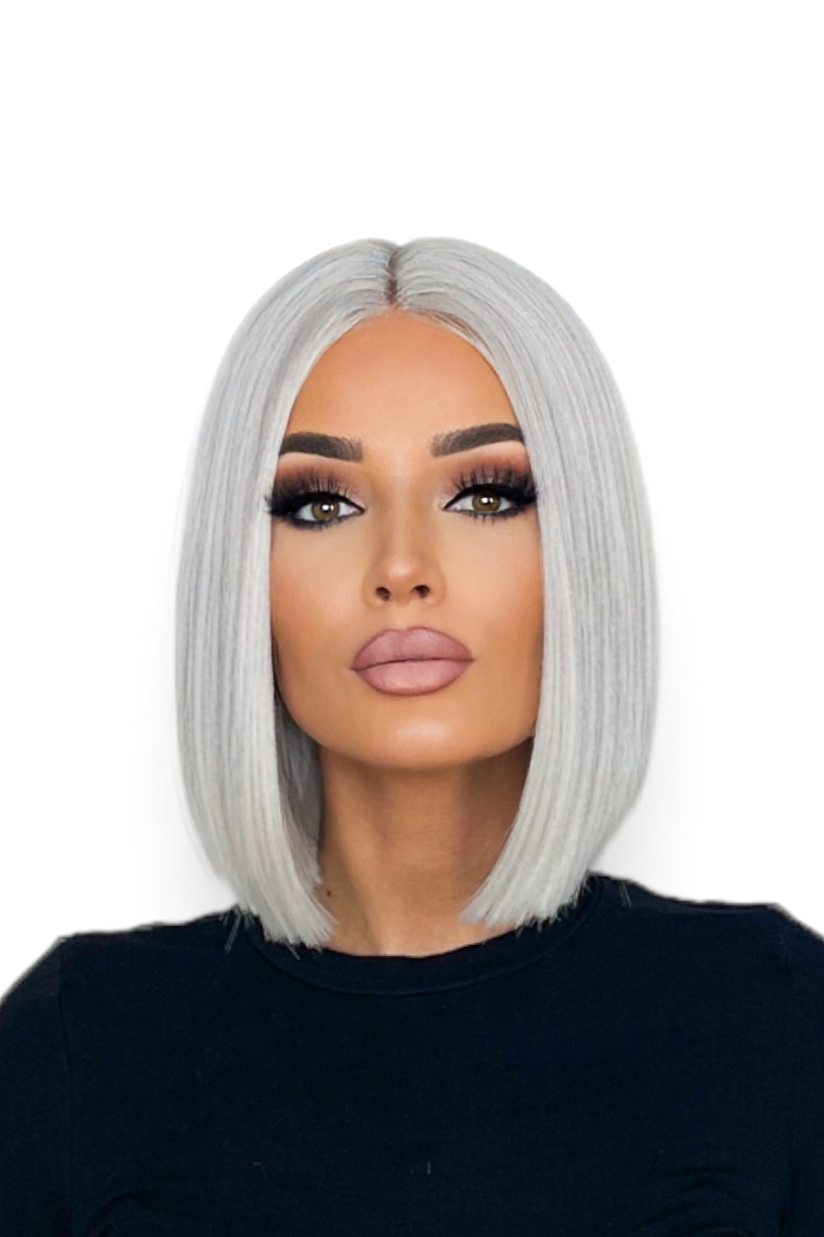 EVE - Synthetic Lace Wig - icy white