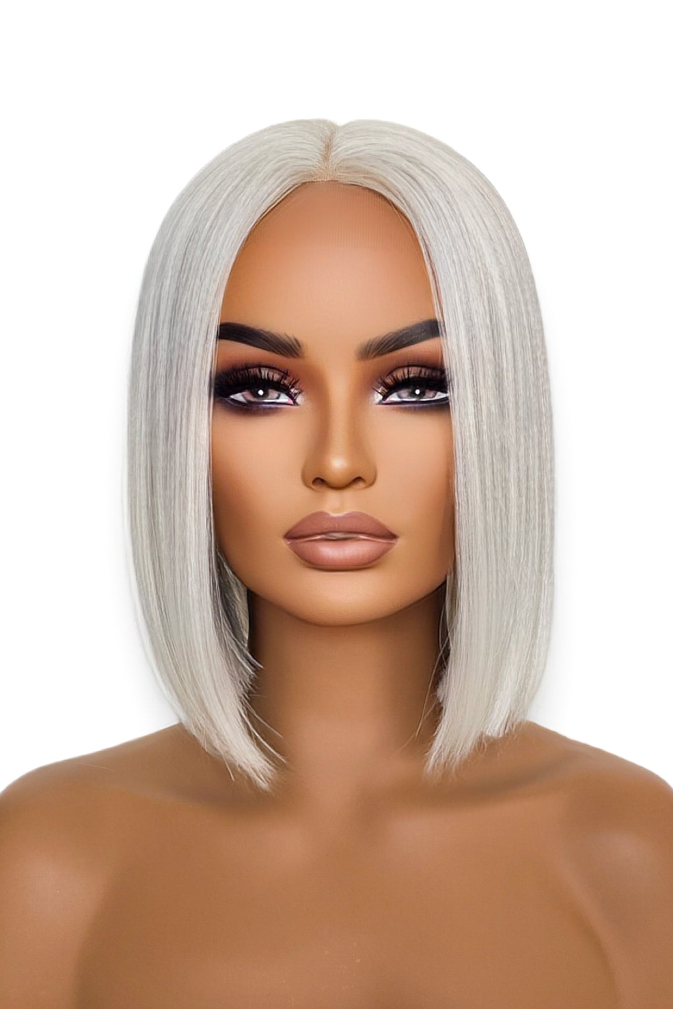 EVE - Synthetic Lace Wig - icy white