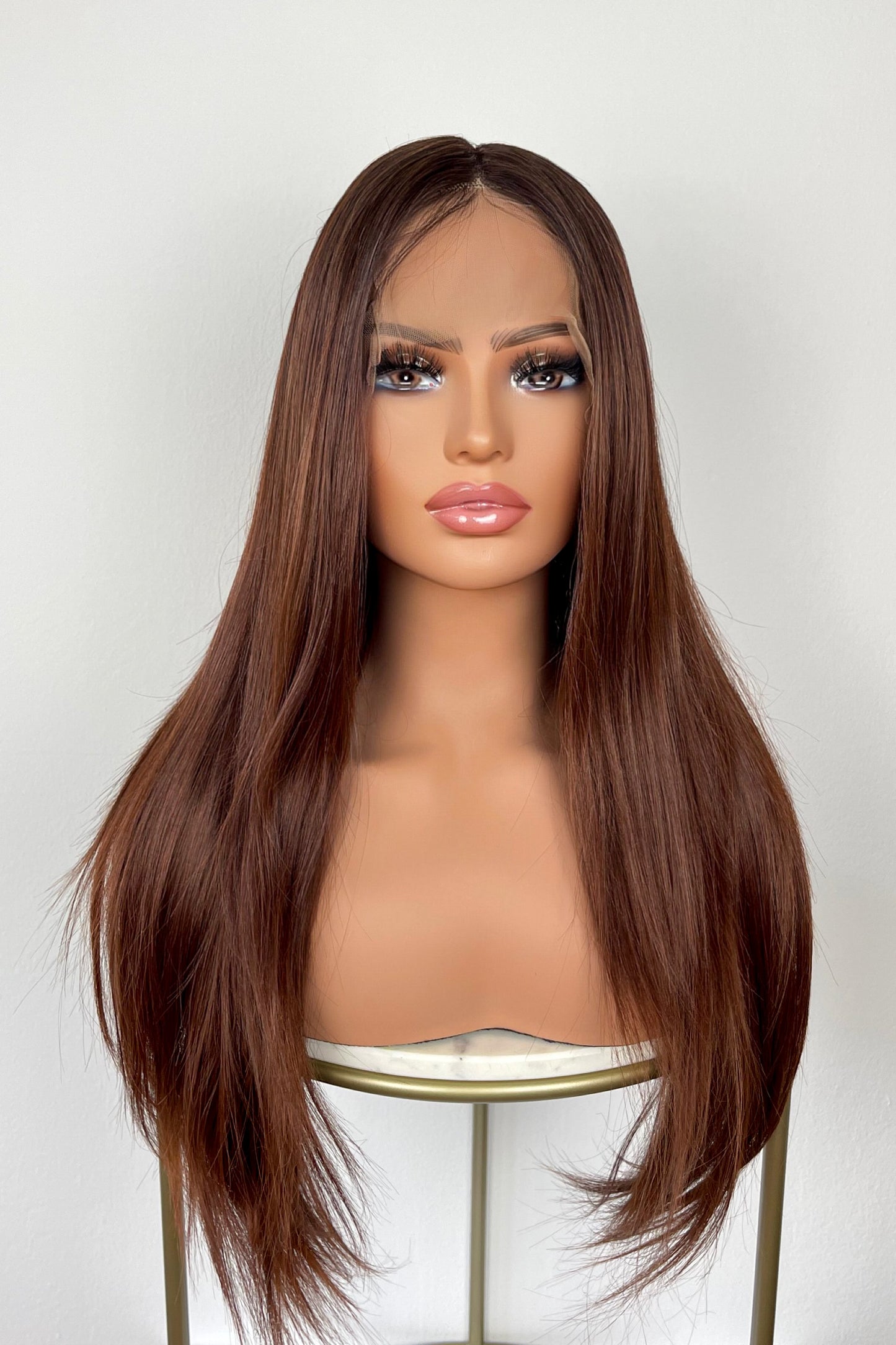 CHESTNUT - Synthetic Lace Wig